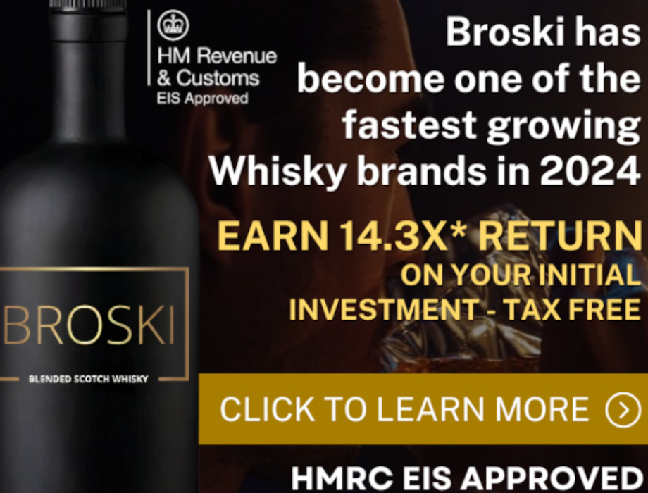 Invest in fast growing UK whisky brand Broski